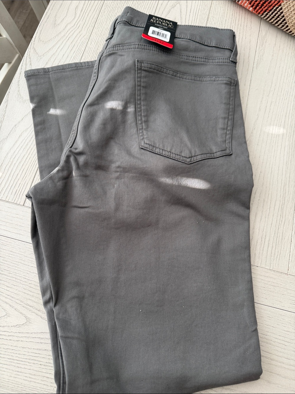 Banana Republic Men’s Gray Slim Straight Pants